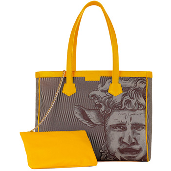 Monya Grana - Shopper mask Luk Brown/Yellow